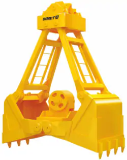 Двухчелюстные канатные грейферы