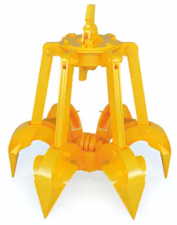 Многочелюстные канатные грейферы