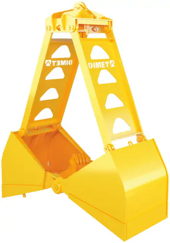 Двухчелюстные четырёхканатные грейферы для кранов до 6,3т