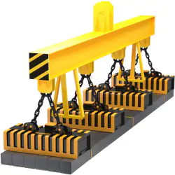 Электромагниты для блюмсов, рельс, поковок