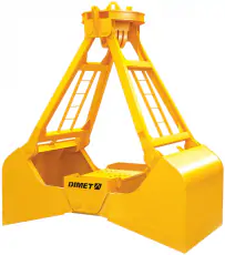 Цементные двухчелюстные четырёхканатные грейферы