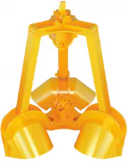 Многочелюстные двухканатные грейферы для подводного черпания