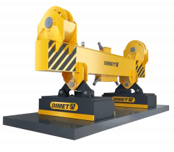 Магнитная траверса для перемещения слябов