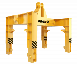 Траверса для перезвозки опорных валков стана