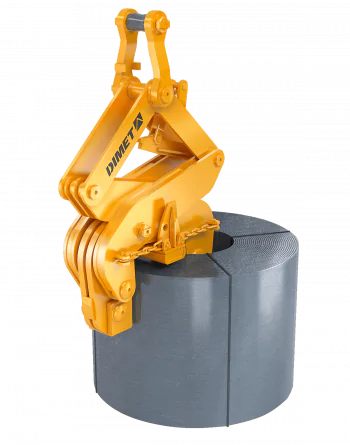 Клещевой захват для рулона