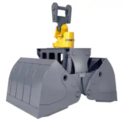 Гидравлический двухчелюстной грейфер для сыпучих грузов