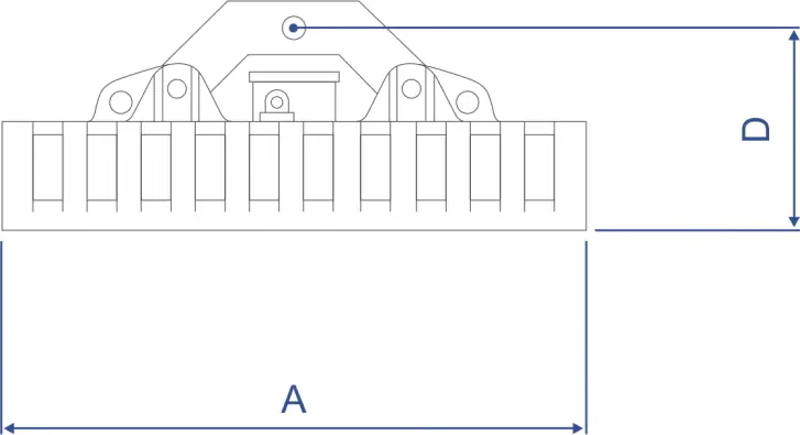 Прямоугольные электромагниты серии ЭМГ для блюмсов, рельс, поковок
