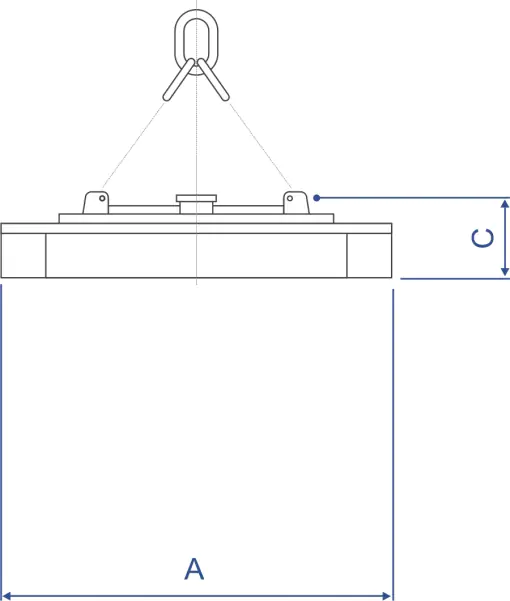 Прямоугольный электромагнит серии СКРАП-В