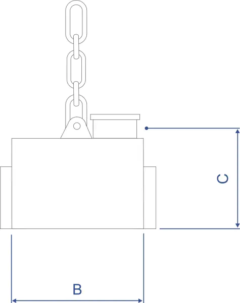 Элекстромагниты ЭМГП для длинномерного проката в пачках