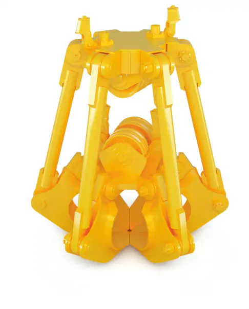 Грейферы четырёхканатные многочелюстные для металлолома