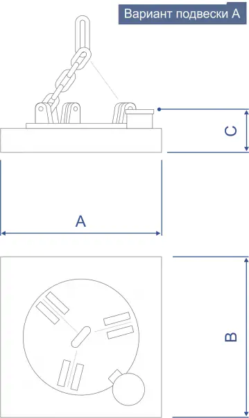 Электромагнит для зачистки серии ЭМГ СКРАП-3