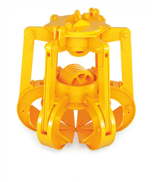 Грейферы четырёхканатные многочелюстные для металлолома