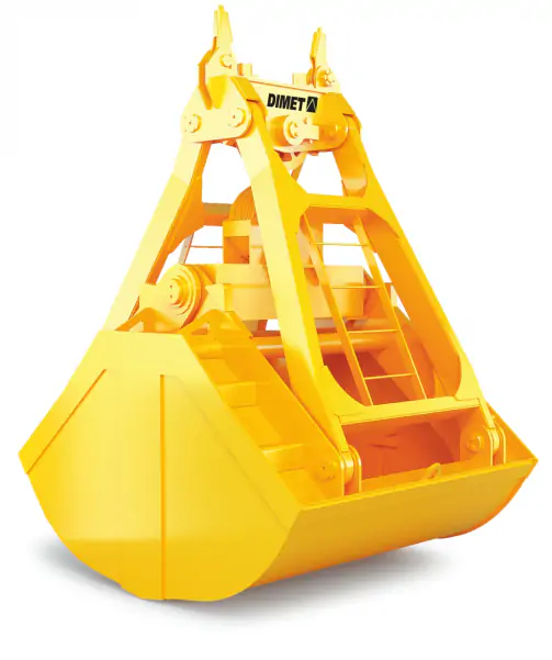 Грейферы двухчелюстные четырёхканатные. Портовое исполнение