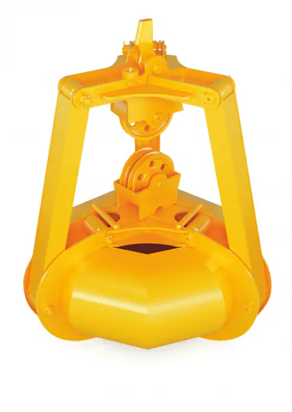 Грейферы многочелюстные двухканатные подводного черпания