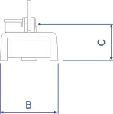 Прямоугольные электромагниты серии ЭМГ для блюмсов, рельс, поковок