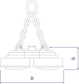 Электромагниты ЭМГУ для рулонов и бухт торцевой и боковой стороной