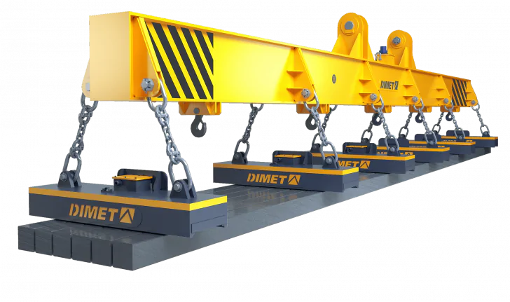Магнитная траверса для квадратной заготовки
