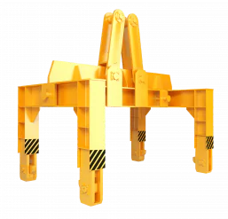 Траверса для перезвозки опорных валков стана