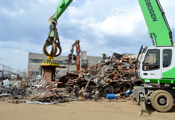 Электромагнит ЭМГ-НС для тяжелого металлолома, пакета, чушки