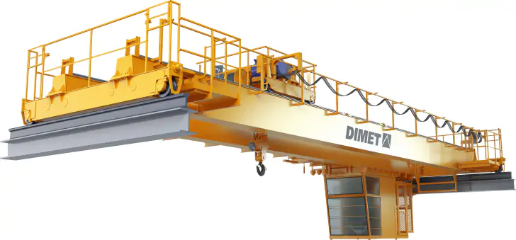 Краны мостовые двухбалочные, управление из кабины