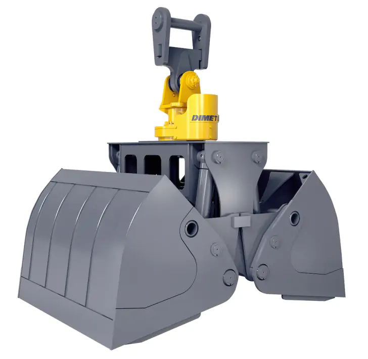 Гидравлический двухчелюстной грейфер для сыпучих грузов