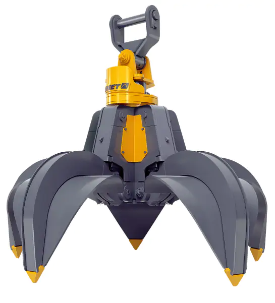 Гидравлический многочелюстной грейфер