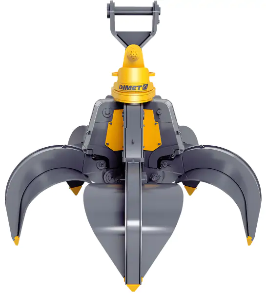 Гидравлический многочелюстной грейфер