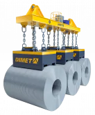 Магнитная траверса для перемещения бунтов катанки и арматуры