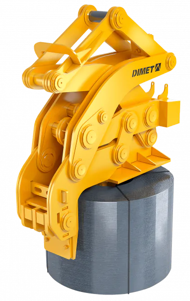 Клещевой захват для рулонов