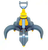 Hydraulischer mehrbackengreifer greifer für metallschrott