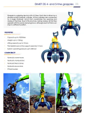 Orange peel grapple DIMET DS