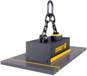 Electromagnets for handling sheet steel in bundles